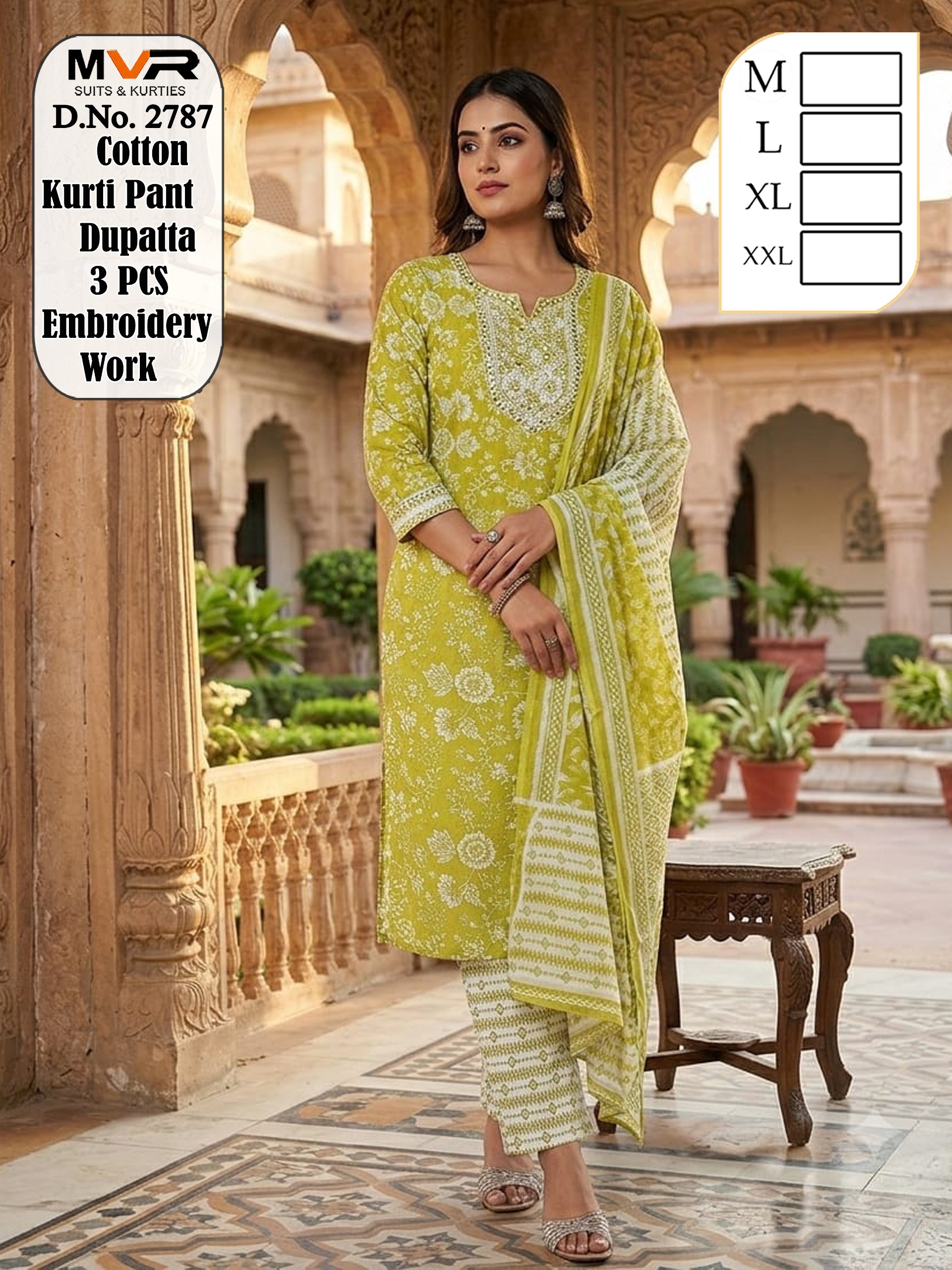Girls Embroidered Kurti